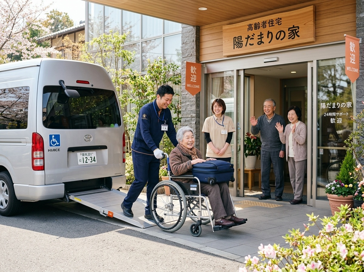 施設への入退所送迎